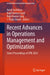 Recent Advances in Operations Management and Optimization: Select Proceedings of Cpie 2023 by Anish Sachdeva