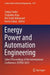 Energy Power and Automation Engineering: Select Proceedings of the International Conference, Icepae 2023 by Sanjay Yadav