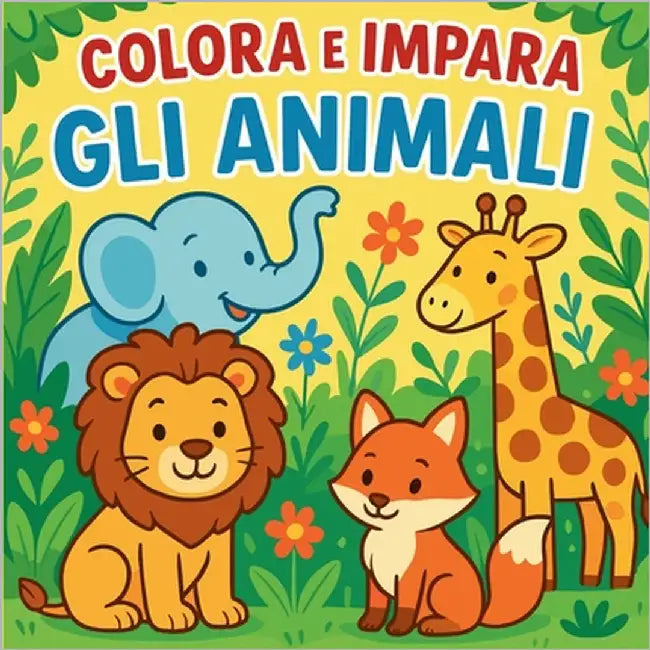 Colora e Impara Gli Animali by Martin, Chris