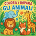 Colora e Impara Gli Animali by Martin, Chris