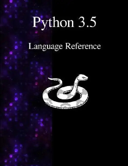 Python 3.5 Language Reference by Various Authors