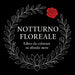 Notturno Floreale - Libro da colorare su sfondo nero by Chris Martin