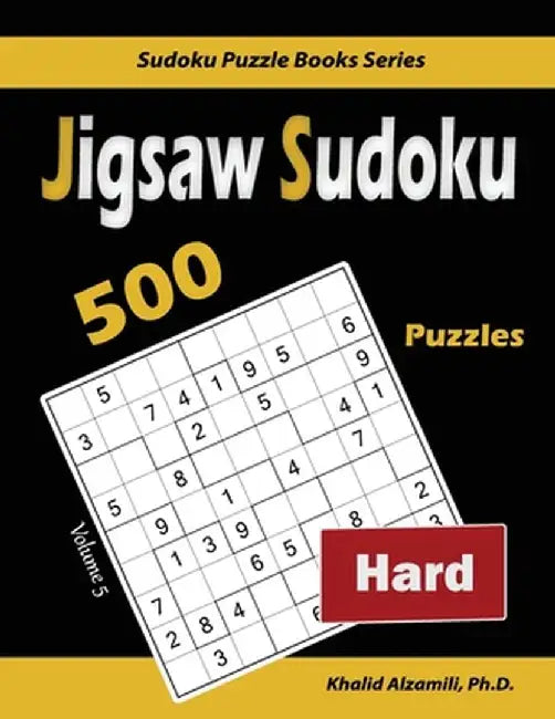 Jigsaw Sudoku: 500 Hard Puzzles by Khalid Alzamili