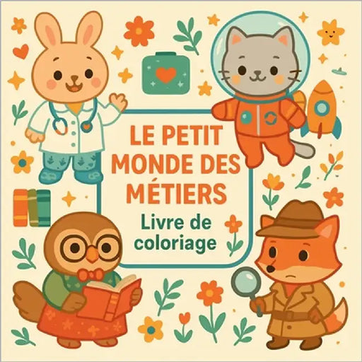 Le petit monde des métiers - Livre de coloriage by Martin, Chris