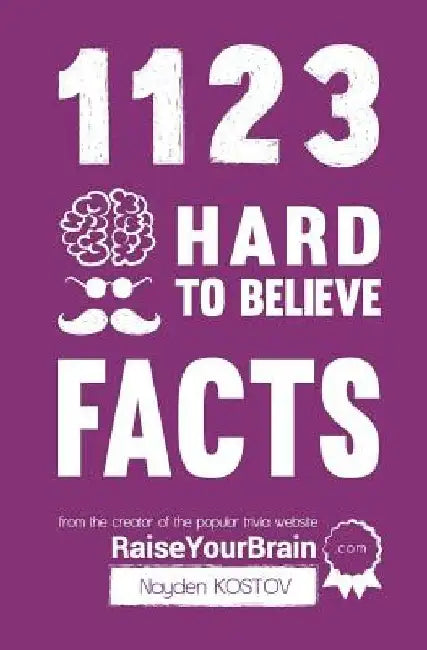 1123 Hard to Believe Facts: From the Creator of the Popular Trivia Website RaiseYourBrain.com by Yuliya Krumova