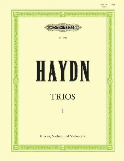 Piano Trios, complete Vol.1