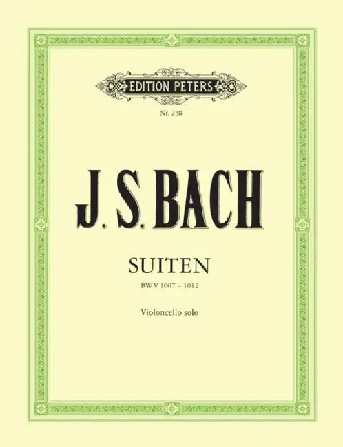 Cello Suites BWV 1007-1012 for Cello Solo