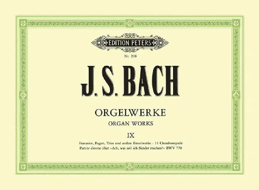 Organ Works: Other Works by Johann Sebastian Bach