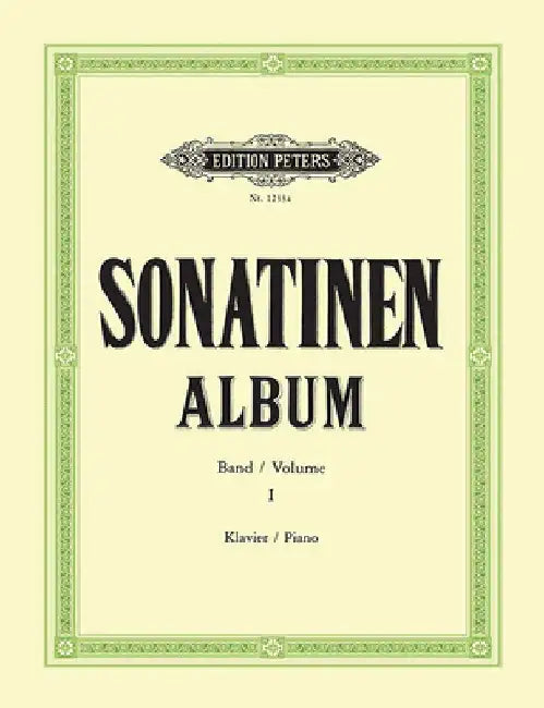 Sonatina Album for Piano by Louis Köhler