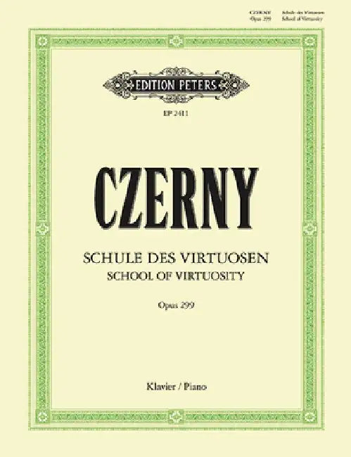 School of Velocity Op. 299 for Piano: Sheet by Carl Czerny
