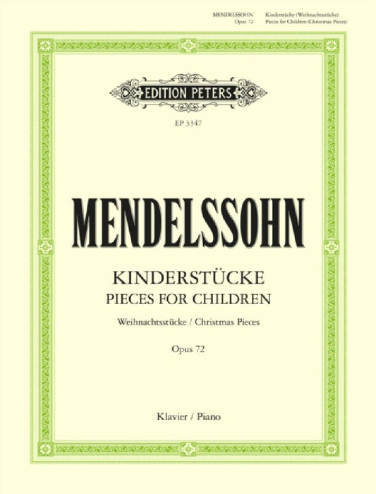 6 Children's Pieces Op.72