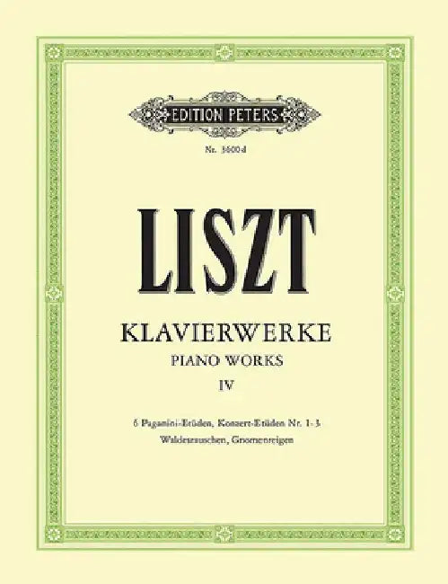 Piano Works by Franz Liszt