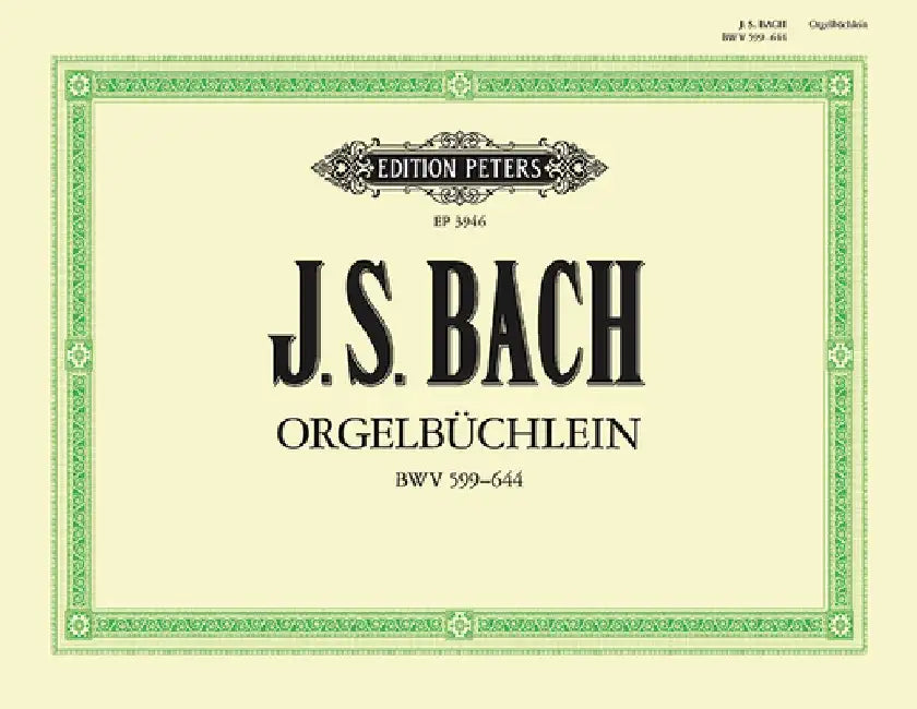 Organ Works Based on Chorales by Johann Sebastian Bach