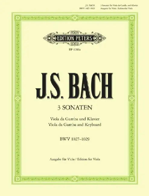 Viola da gamba Sonatas