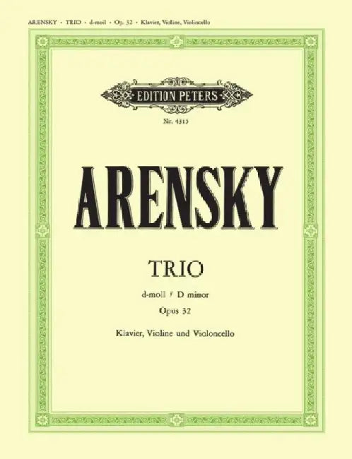 Piano Trio in D minor Op.32