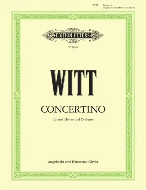 Concertino for 2 horns