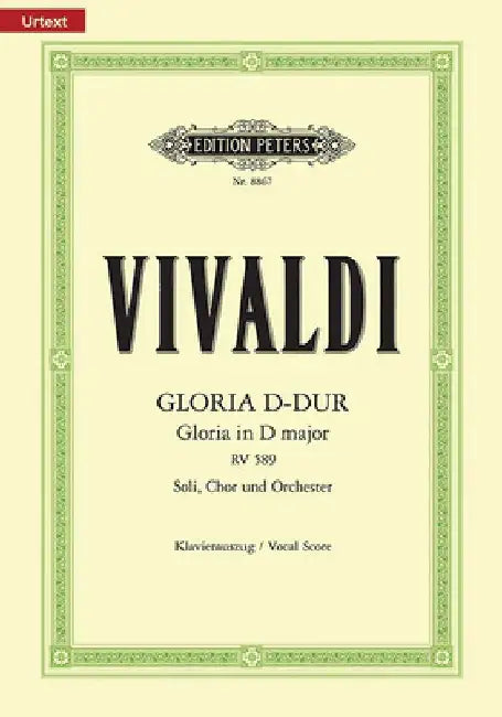 Gloria in D RV 589 (Vocal Score) by Antonio Vivaldi
