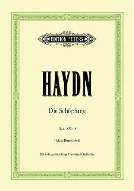 The Creation Hob. Xxi:2 (Vocal Score, Ger/Eng) by Joseph Haydn