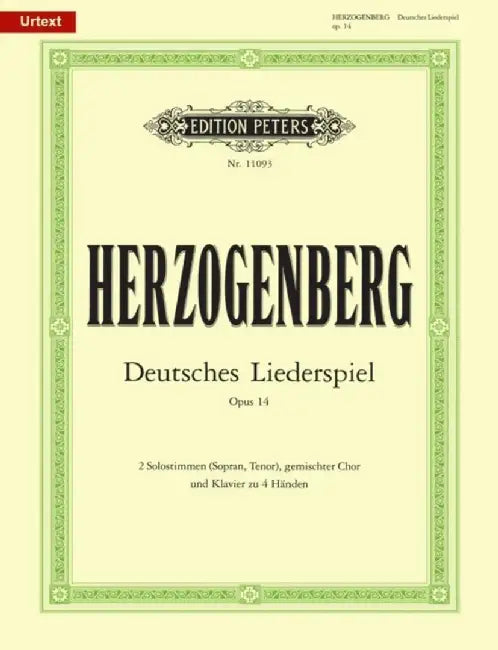 Deutsches Liederspiel Op.14