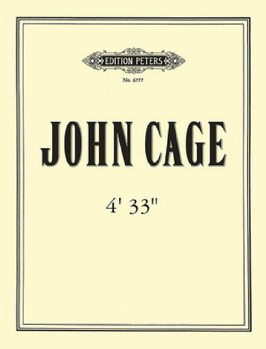 4'33' (Tacet Version): Sheet