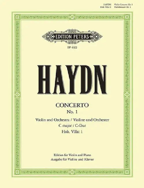 Violin Concerto in C Hob. Viia:1 (Edition for Violin and Piano) by Joseph Haydn