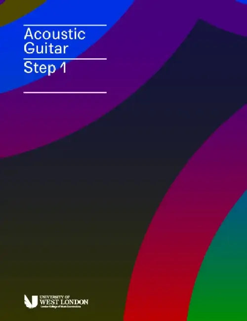 London College of Music Acoustic Guitar Handbook Step 1 from 2019 by London College of Music Examinations