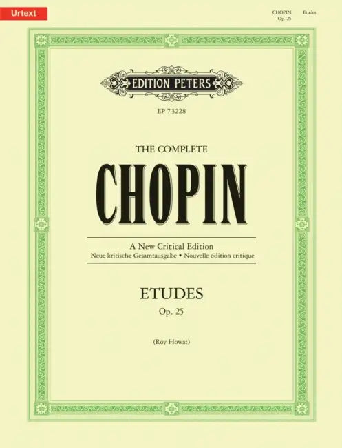 The Complete Chopin: Etudes Op. 25 by Frederic Chopin