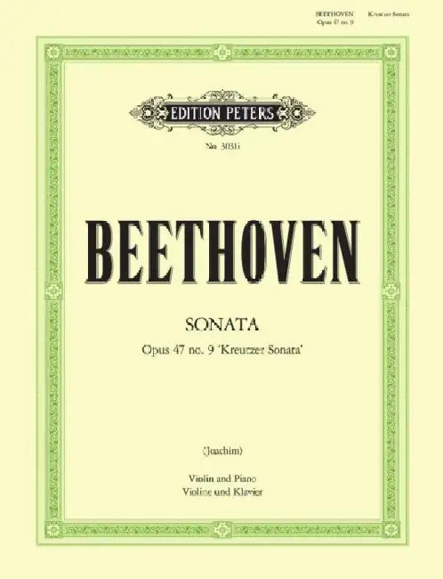 Sonata in A Op.47 'Kreutzer'