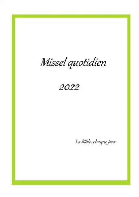 Missel quotidien 2022 by Aelf-T