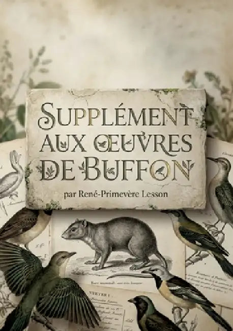 Supplément Aux Oeuvres de Buffon: Une description de mammifères et d'oiseaux récemment découverts par René Primevère Lesson by René-Primevère Lesson