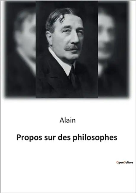 Propos sur des philosophes by Alain
