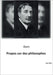 Propos sur des philosophes by Alain