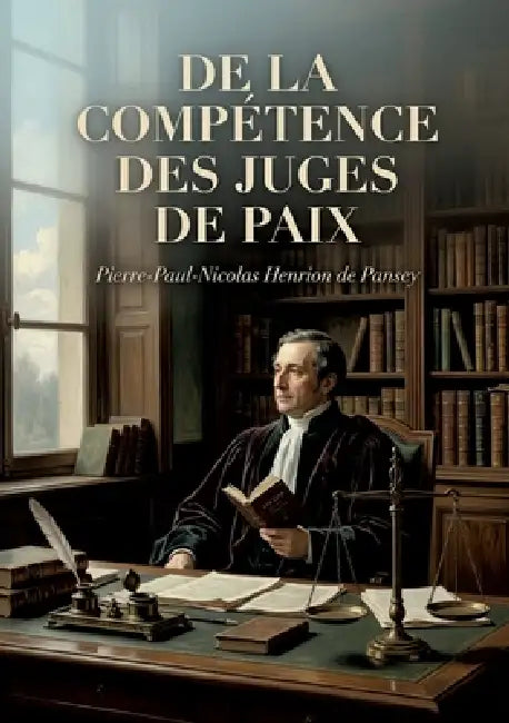 De la compétence des juges de paix: Une analyse juridique de la compétence des juges de paix par Pierre Paul Nicolas Henrion de Pansey by Pierre-Paul-Nicolas Henrion de Pansey