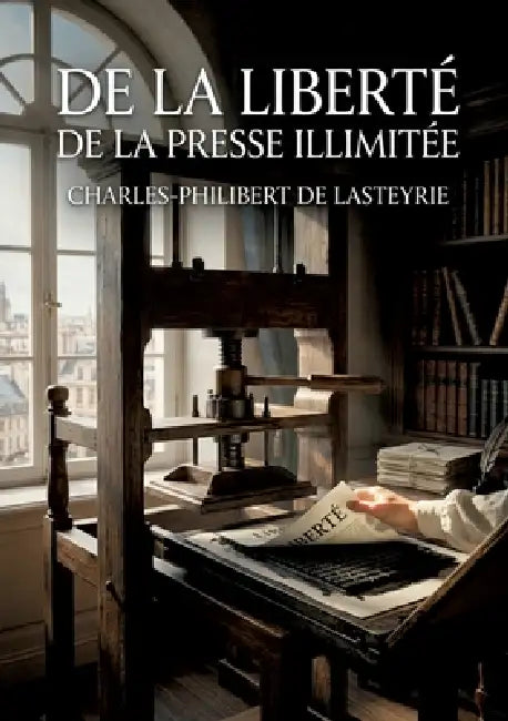 De la liberté de la presse illimitée: Une analyse de la liberté de la presse et de sa responsabilité légale selon Charles Philibert de Lasteyrie. by Charles-Philibert De Lasteyrie