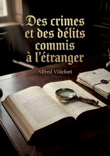 Des crimes et des délits commis à l'étranger: Une analyse de la nécessité d'une réforme de la législation française concernant les crimes et délits co by Alfred Villefort