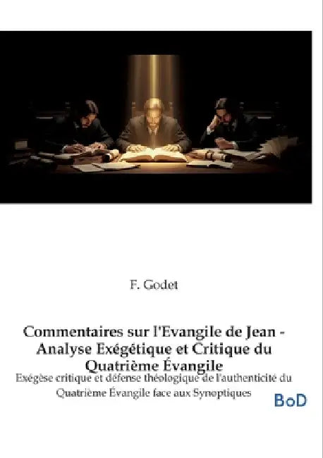Commentaires sur l'Evangile de Jean - Analyse Exégétique et Critique du Quatrième Évangile: Exégèse critique et défense théologique de l'authenticité by F. Godet