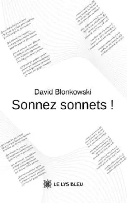 Sonnez Sonnets by David Blonkowski