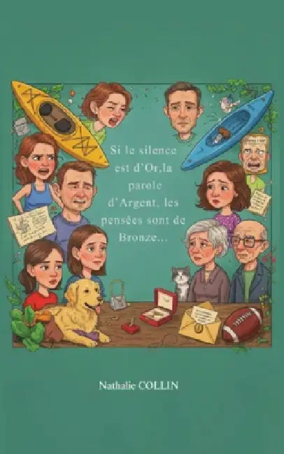 Si le silence est d'or, la parole d'argent, les pensées sont de bronze... by Nathalie Collin