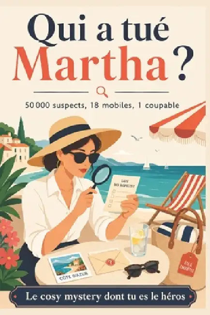 Qui a tué Martha ?: 50 000 suspects, 18 mobiles, 1 coupable - Le cosy mystery dont tu es le héros by Clueprint Éditions