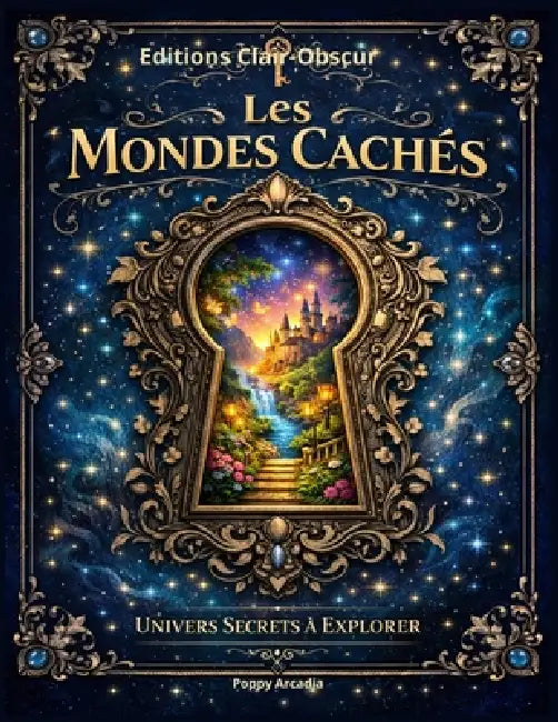 Les Mondes Cachés - Univers Secrets à Explorer: Illustrations artistiques à colorer by Poppy Arcadia