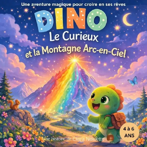 Dino le Curieux et la Montagne Arc-en-Ciel by Clara Noisette