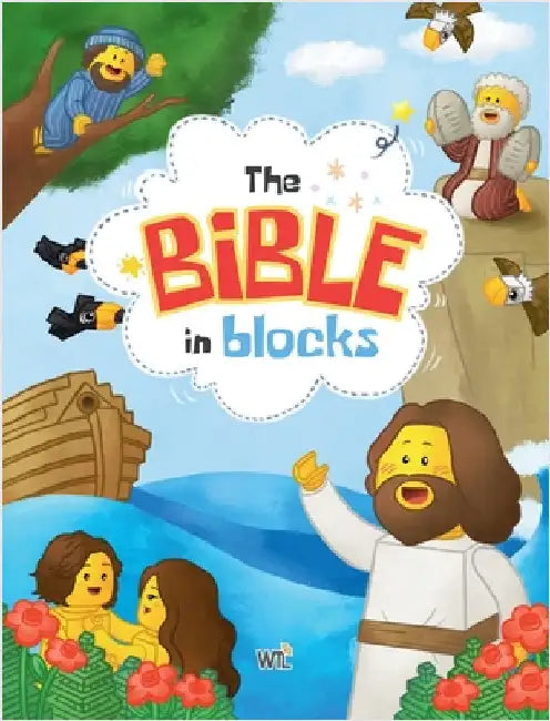 The Bible in Blocks: 40 Engaging Bible Stories with Fun Block-Style Illustrations for Kids and Families by Wtl