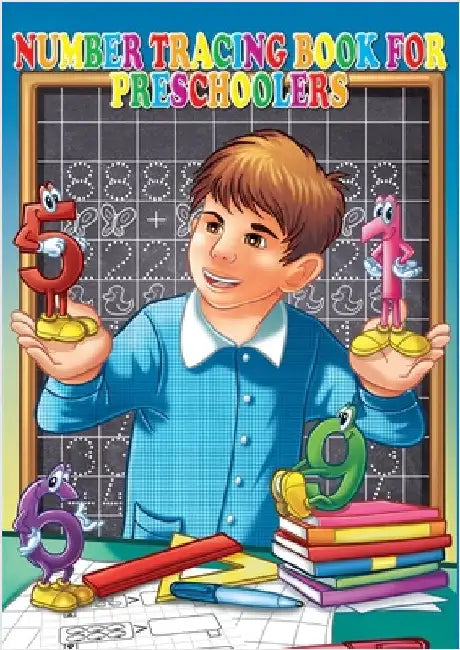 Number tracing book for preschoolers by Alessandro Battan