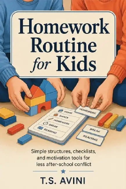 Homework Routine for Kids: Simple structures, checklists, and motivation tools for less after school conflict by T. S. Avini