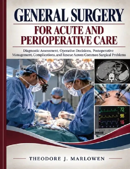 General Surgery for Acute and Perioperative Care: Diagnostic Assessment, Operative Decisions, Postoperative Management, Complications, and Rescue Acro by Theodore J. Marlowen