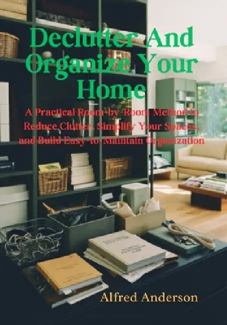 Declutter And Organize Your Home: A Practical Room-by-Room Method to Reduce Clutter, Simplify Your Spaces, and Build Easy-to-Maintain Organization by Alfred Anderson