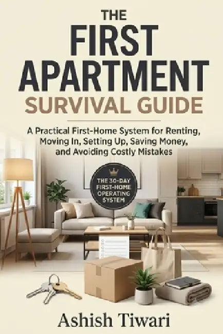 The First Apartment Survival Guide: A Practical First-Home System for Renting, Moving In, Setting Up, Saving Money, and Avoiding Costly Mistakes The 3 by Ashish Tiwari