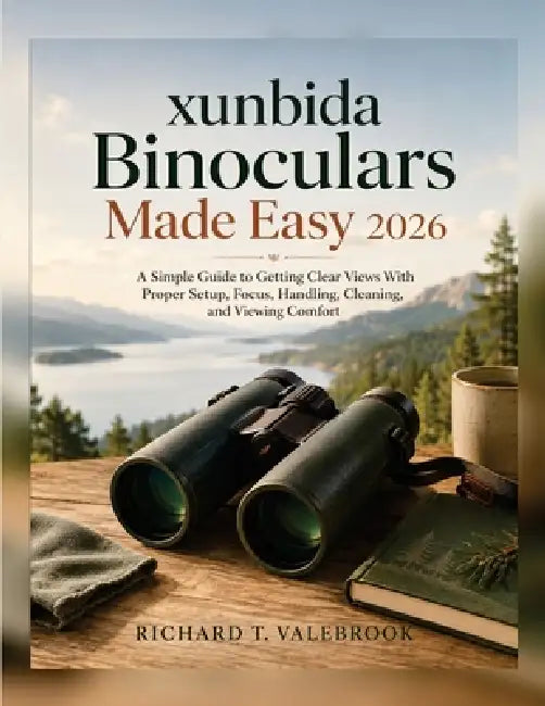 xunbida Binoculars Made Easy 2026: A Simple Guide to Getting Clear Views With Proper Setup, Focus, Handling, Cleaning, and Viewing Comfort by Richard T. Valebrook