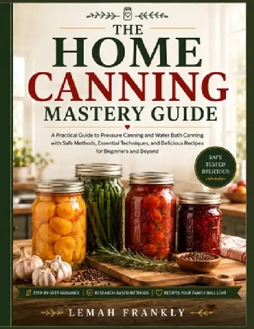 The Home Canning Mastery Guide: A Practical Guide to Pressure Canning and Water Bath Canning with Safe Methods, Essential Techniques, and Delicious Re by Lemah Frankly