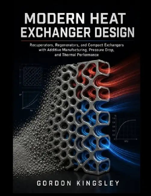 Modern Heat Exchanger Design: Recuperators, Regenerators, and Compact Exchangers with Additive Manufacturing, Pressure Drop, and Thermal Performance by Gordon Kingsley